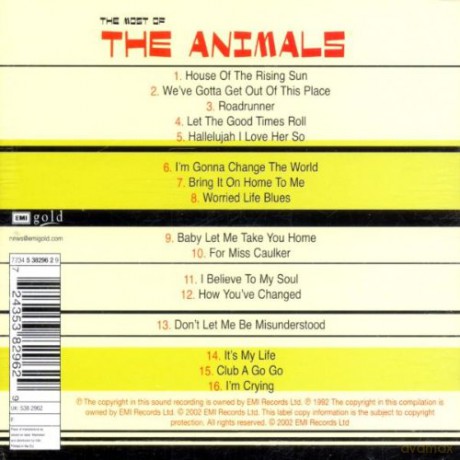 The Animals: Most Of [CD]