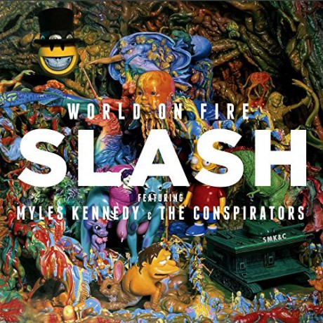 Slash: World On Fire + T-Shirt L [CD]+[GADŻET]