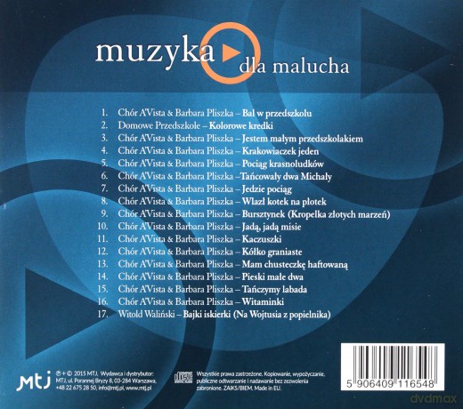 Muzyka - dla malucha [CD]