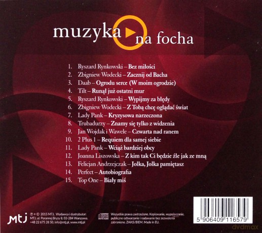 Muzyka - na focha [CD]