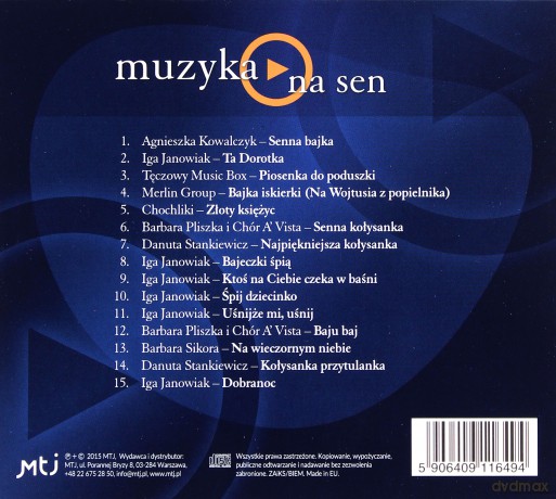 Muzyka - na sen [CD]