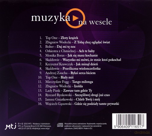 Muzyka - na wesele [CD]
