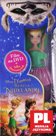 Dzwoneczek i Bestia z Nibylandii (Wydanie Specjalne z Lalką) [DVD]
