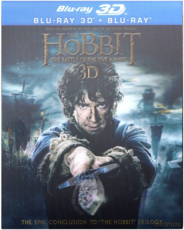Hobbit: Bitwa Pięciu Armii 3D (Trójwymiarowa Okładka) [2xBlu-Ray 3D]+[2xBlu-Ray]