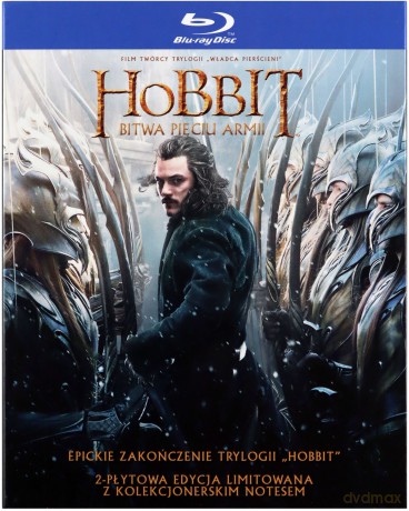 Hobbit: Bitwa Pięciu Armii (Wydanie Specjalne z Kolekcjonerskim Notesem) [2Blu-Ray]