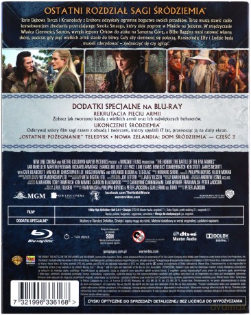 Hobbit: Bitwa Pięciu Armii (Wydanie Specjalne z Kolekcjonerskim Notesem) [2Blu-Ray]