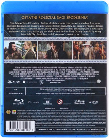 Hobbit: Bitwa Pięciu Armii (Wydanie Specjalne z Kolekcjonerskim Notesem) [2Blu-Ray]