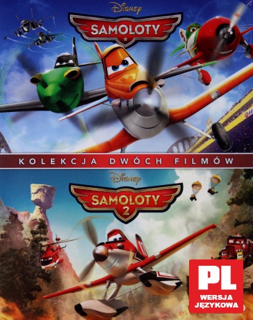 Samoloty Pakiet 2 Filmów (Samoloty, Samoloty 2) [2Blu-Ray]