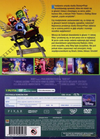W głowie się nie mieści (wydanie specjalne z zawieszką - Strach) [DVD]
