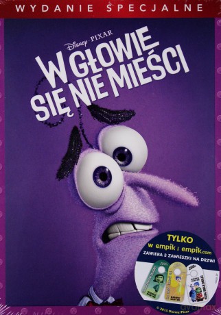 W głowie się nie mieści (wydanie specjalne z zawieszką - Strach) [DVD]