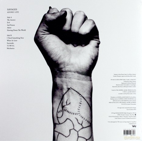 Savages: Adore Life [CD]