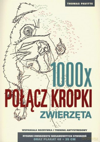 1000 x Połącz kropki. Zwierzęta [KSIĄŻKA]