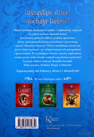 Baśnie - Hans Christian Andersen [KSIĄŻKA]