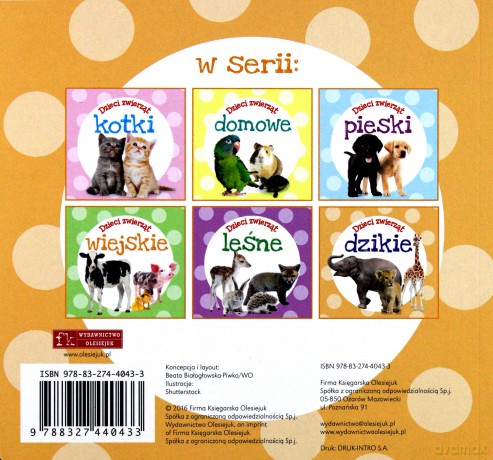 Dzieci zwierząt - dzikie [KSIĄŻKA]