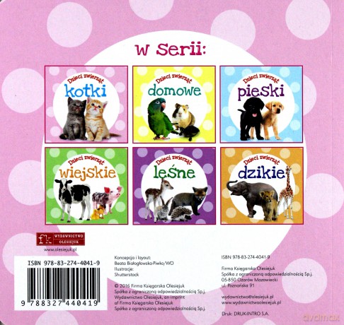 Dzieci zwierząt - kotki [KSIĄŻKA]