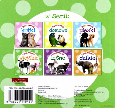 Dzieci zwierząt - wiejskie [KSIĄŻKA]