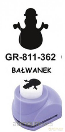 Dziurkacz ozdobny mały 1,8 cm Bałwanek