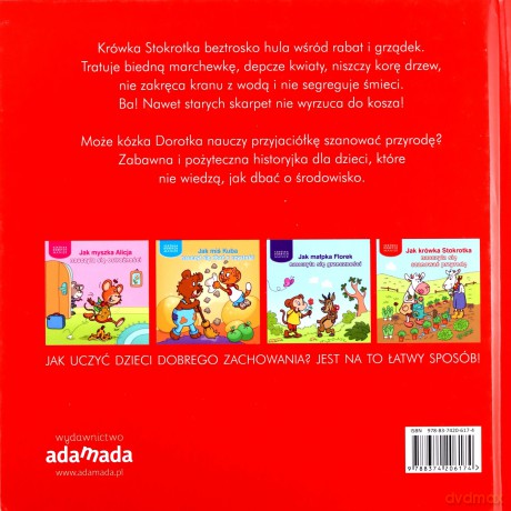 Jak krówka Stokrotka nauczyła się dbać o przyrodę - Adrienne Heymans [KSIĄŻKA]