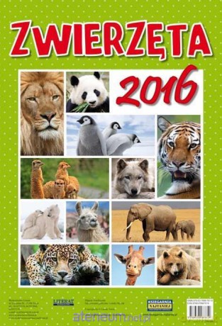 Kalendarz 2016 - zwierzęta [KALENDARZ]