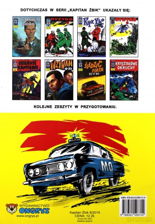 Kapitan Żbik - Pięć błękitnych goździków - Władysław Krupka, Zbigniew Sobala [KOMIKS]