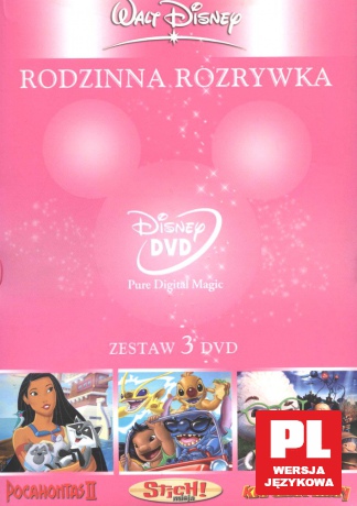 Kolekcja Disneya dla dziewczynek: Stich: Misja, Pocahontas 2, Kurczak Mały [3DVD]