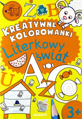 Kreatywne kolorowanki. Literkowy świat [KSIĄŻKA]