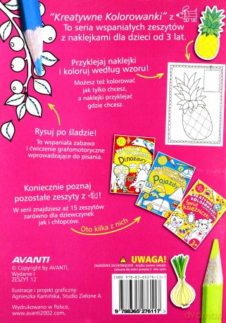 Kreatywne kolorowanki. Owocowo-warzywny świat [KSIĄŻKA]