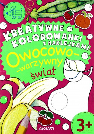 Kreatywne kolorowanki. Owocowo-warzywny świat [KSIĄŻKA]