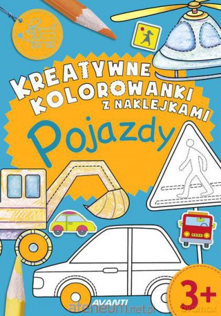 Kreatywne kolorowanki. Pojazdy [KSIĄŻKA]