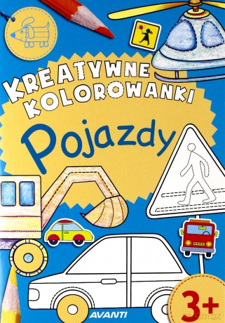 Kreatywne kolorowanki. Pojazdy [KSIĄŻKA]