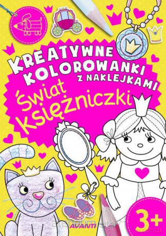 Kreatywne kolorowanki. Świat księżniczki [KSIĄŻKA]