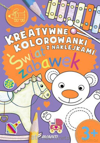 Kreatywne kolorowanki. Świat zabawek [KSIĄŻKA]