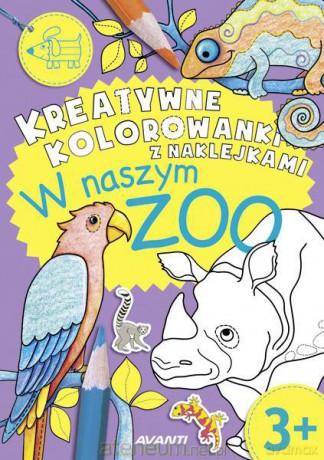 Kreatywne kolorowanki. W naszym ZOO [KSIĄŻKA]