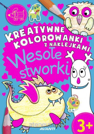 Kreatywne kolorowanki. Wesołe stworki [KSIĄŻKA]