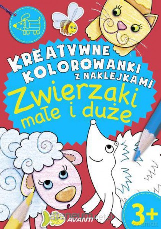 Kreatywne kolorowanki. Zwierzaki małe i duże [KSIĄŻKA]