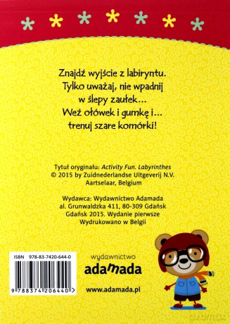 Łamigłówki. Przejdź labirynt [KSIĄŻKA]