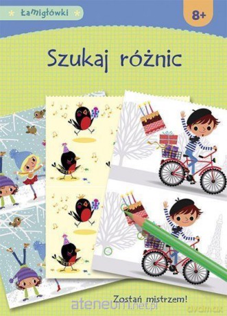 Łamigłówki. Szukaj różnic [KSIĄŻKA]