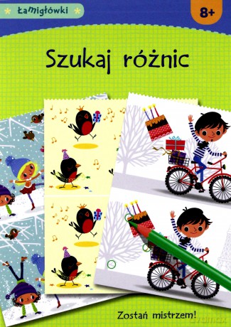 Łamigłówki. Szukaj różnic [KSIĄŻKA]