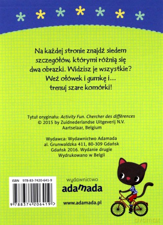Łamigłówki. Szukaj różnic [KSIĄŻKA]