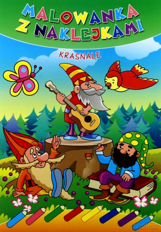 Malowanka z naklejkami. Krasnale [KSIĄŻKA]