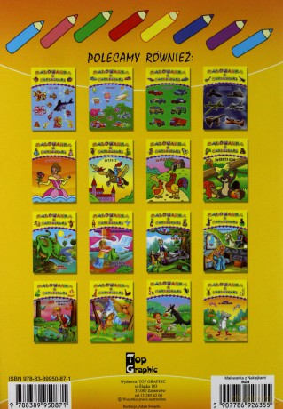 Malowanka z naklejkami. W górach [KSIĄŻKA]