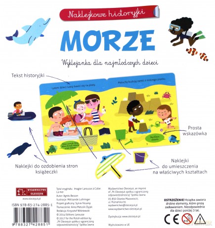 Naklejkowe historyjki. Morze - Agnes Besson [KSIĄŻKA]