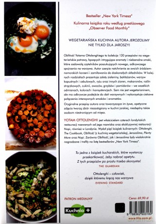 Obfitość. Wegetariańska kuchnia aut. Jerozolimy - Yotam Ottolenghi [KSIĄŻKA]
