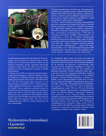 Parowozy wąskotorowe produkcji polskiej - Bogdan Pokropiński [KSIĄŻKA]