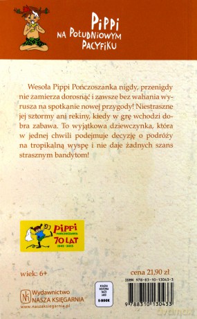 Pippi na Południowym Pacyfiku - Astrid Lindgren [KSIĄŻKA]