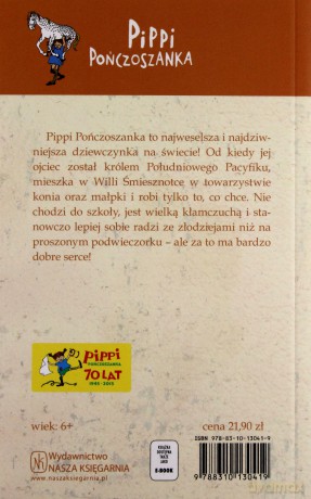 Pippi Pończoszanka - Astrid Lindgren [KSIĄŻKA]