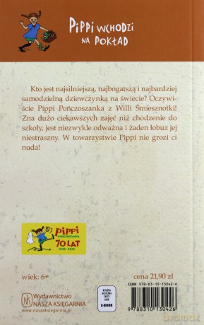 Pippi wchodzi na pokład - Astrid Lindgren [KSIĄŻKA]