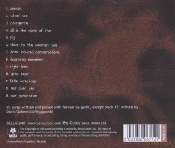 Garlic: The Murky World Of Seats [CD]