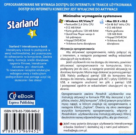 Starland 1 INTERAKTYWNY EBOOK Pakiet - Virginia Evans, Jenny Dooley [KSIĄŻKA]