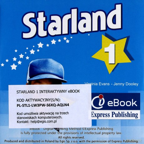 Starland 1 INTERAKTYWNY EBOOK Pakiet - Virginia Evans, Jenny Dooley [KSIĄŻKA]